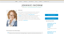 Desktop Screenshot of jeannieingram.com